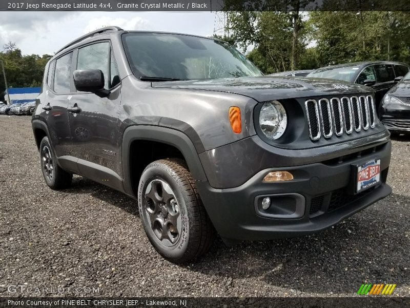 Granite Crystal Metallic / Black 2017 Jeep Renegade Latitude 4x4