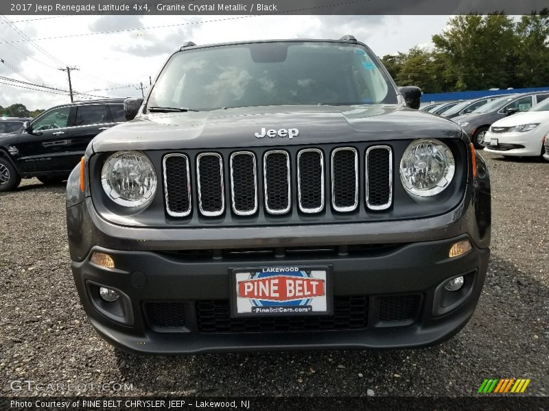 Granite Crystal Metallic / Black 2017 Jeep Renegade Latitude 4x4