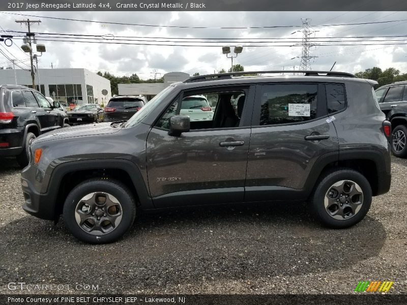 Granite Crystal Metallic / Black 2017 Jeep Renegade Latitude 4x4