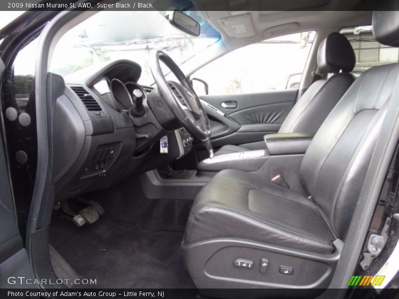 Super Black / Black 2009 Nissan Murano SL AWD