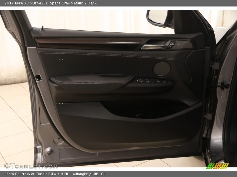 Space Gray Metallic / Black 2017 BMW X3 xDrive35i