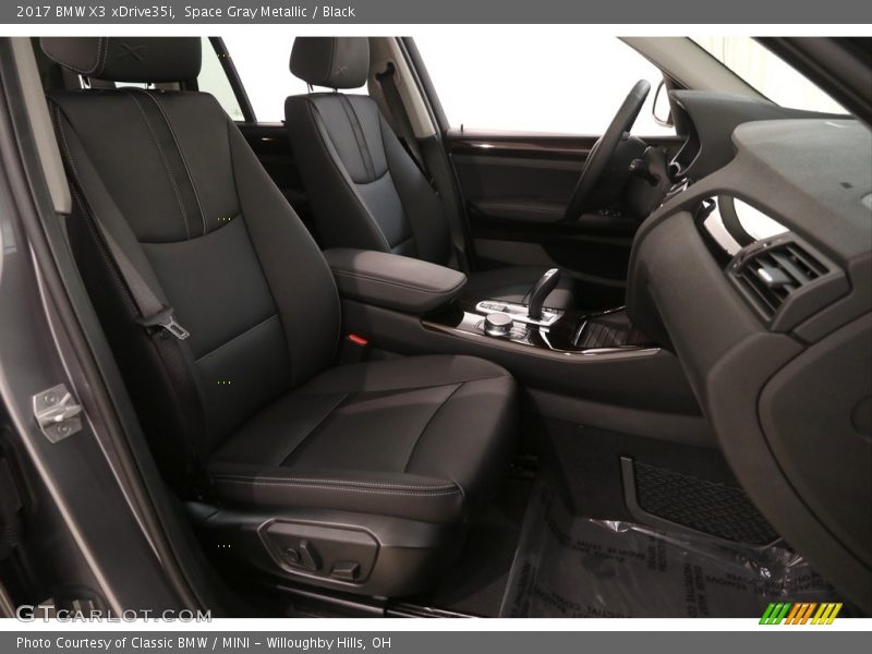 Space Gray Metallic / Black 2017 BMW X3 xDrive35i