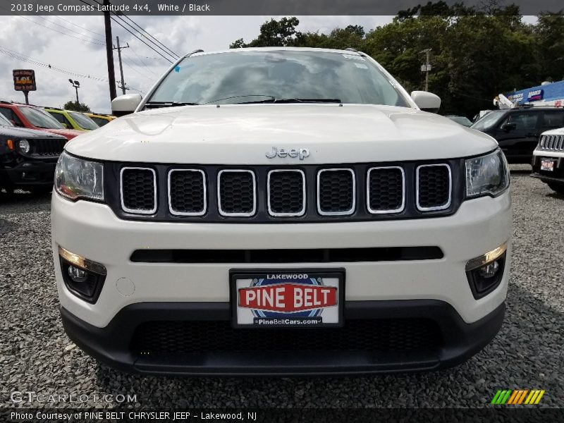 White / Black 2018 Jeep Compass Latitude 4x4