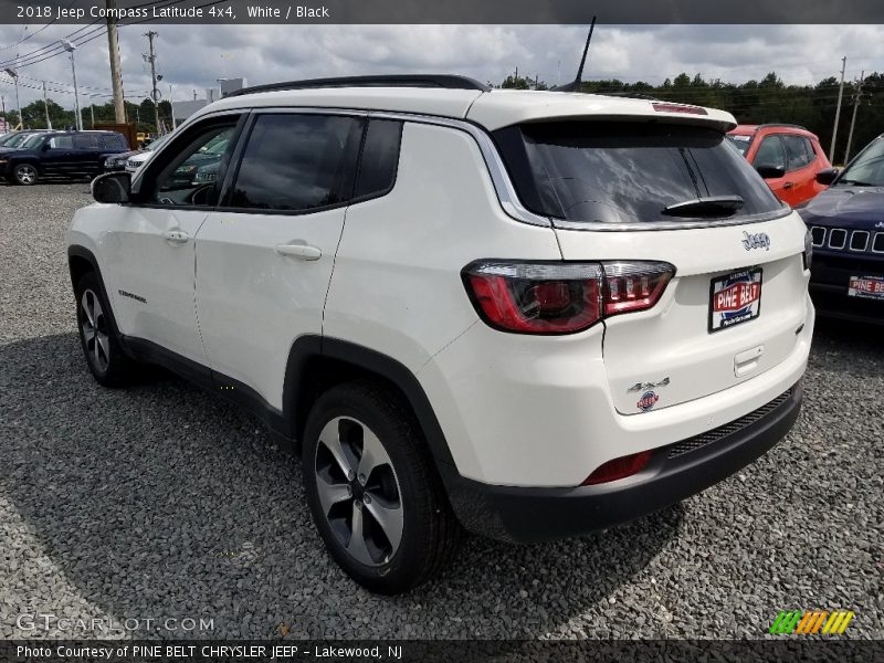 White / Black 2018 Jeep Compass Latitude 4x4