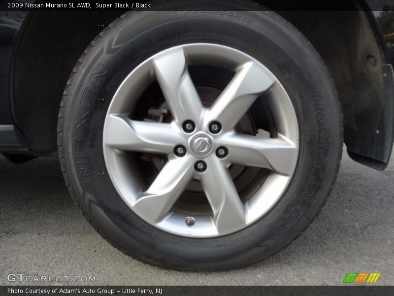 Super Black / Black 2009 Nissan Murano SL AWD