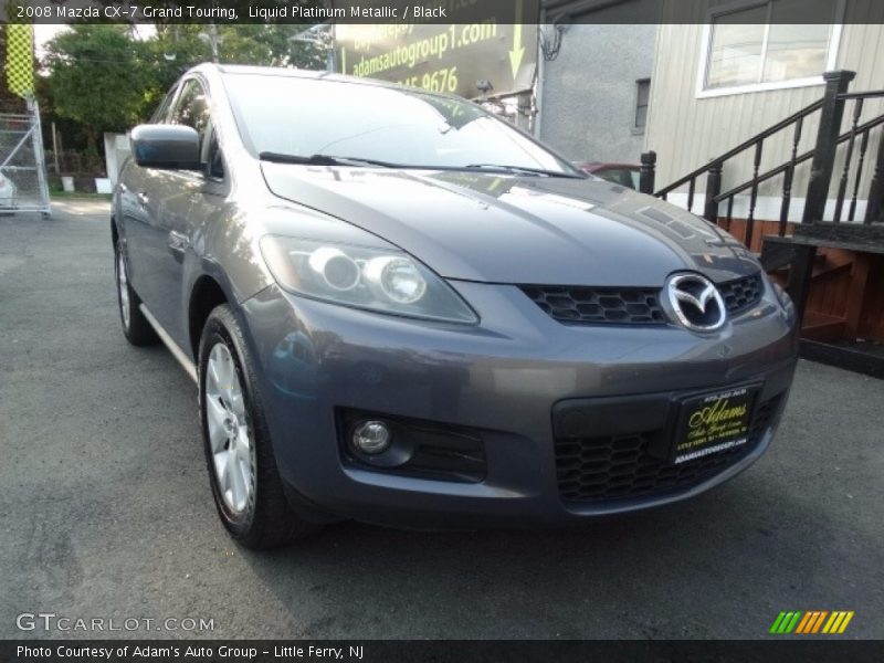 Liquid Platinum Metallic / Black 2008 Mazda CX-7 Grand Touring