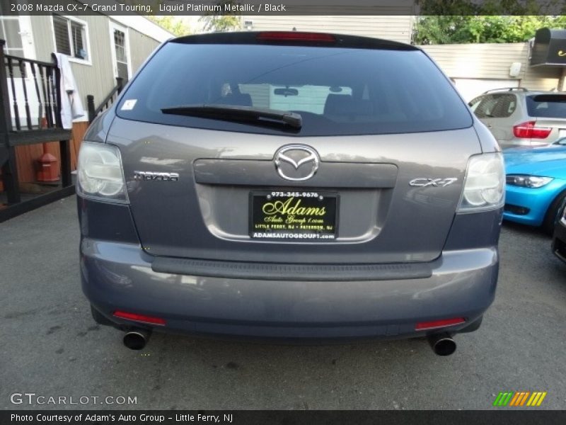 Liquid Platinum Metallic / Black 2008 Mazda CX-7 Grand Touring