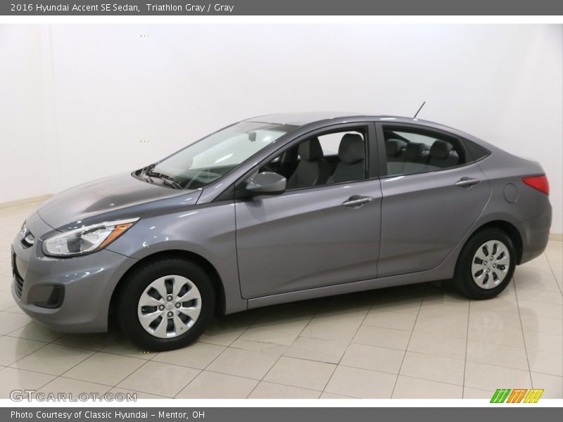 Triathlon Gray / Gray 2016 Hyundai Accent SE Sedan
