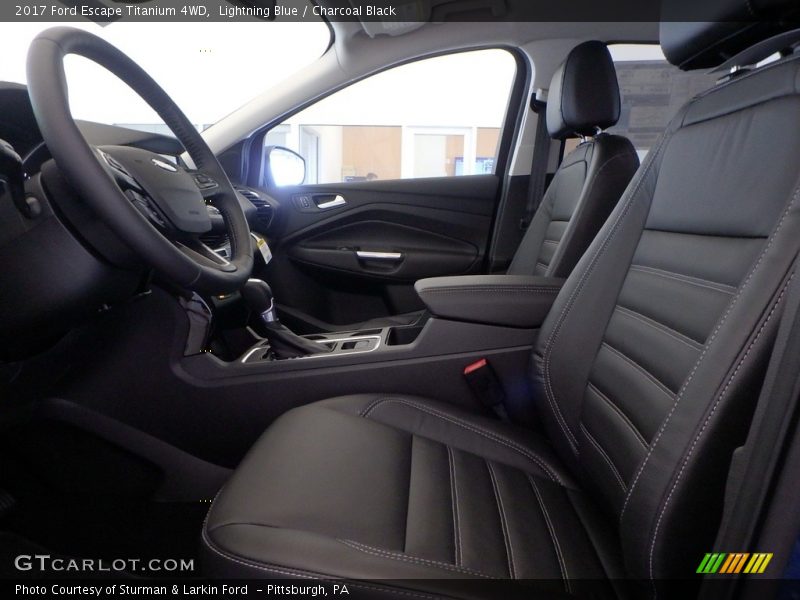 Lightning Blue / Charcoal Black 2017 Ford Escape Titanium 4WD