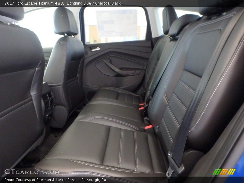 Lightning Blue / Charcoal Black 2017 Ford Escape Titanium 4WD