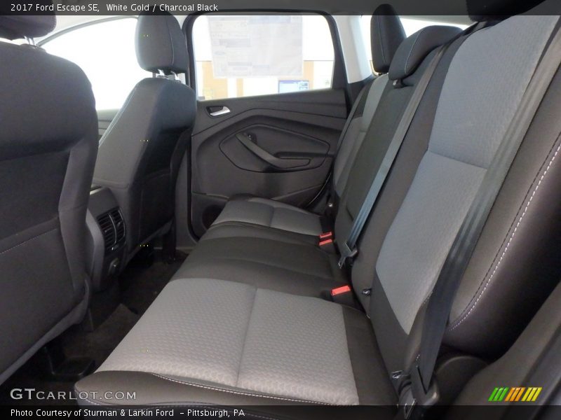 White Gold / Charcoal Black 2017 Ford Escape SE