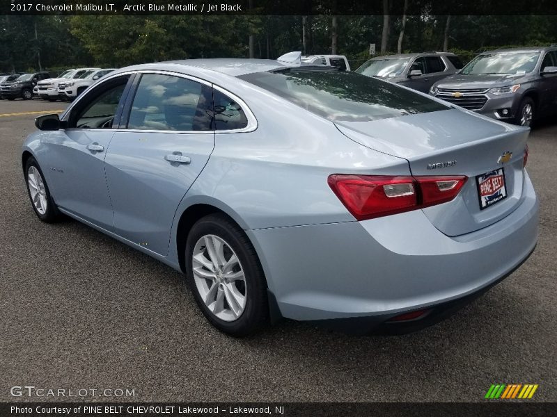 Arctic Blue Metallic / Jet Black 2017 Chevrolet Malibu LT
