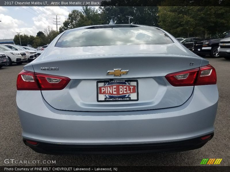 Arctic Blue Metallic / Jet Black 2017 Chevrolet Malibu LT