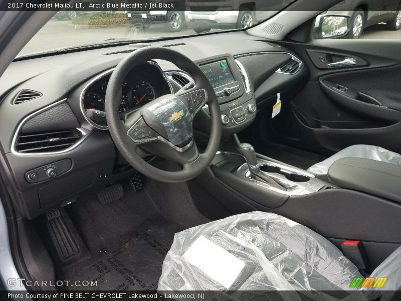 Arctic Blue Metallic / Jet Black 2017 Chevrolet Malibu LT