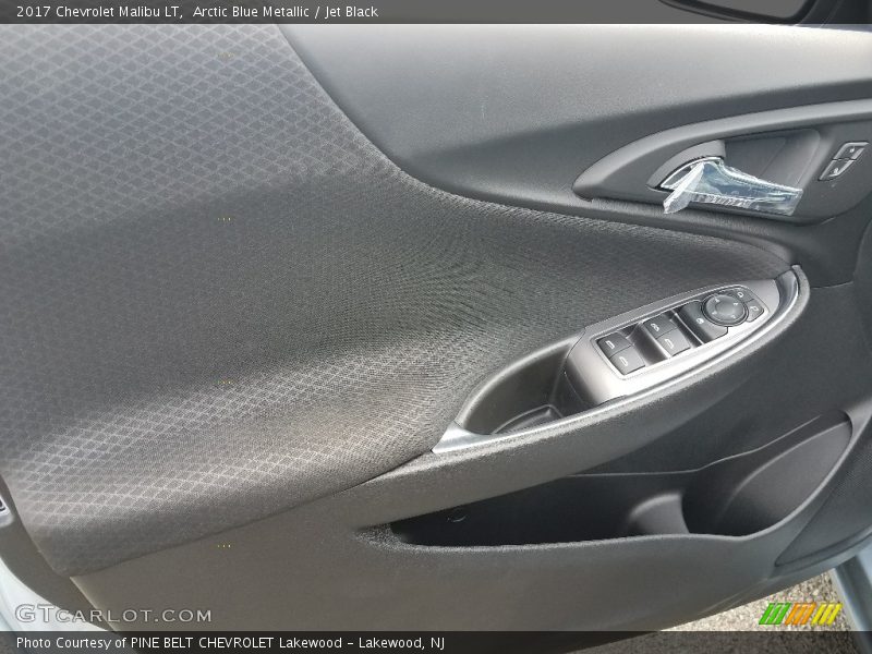 Arctic Blue Metallic / Jet Black 2017 Chevrolet Malibu LT