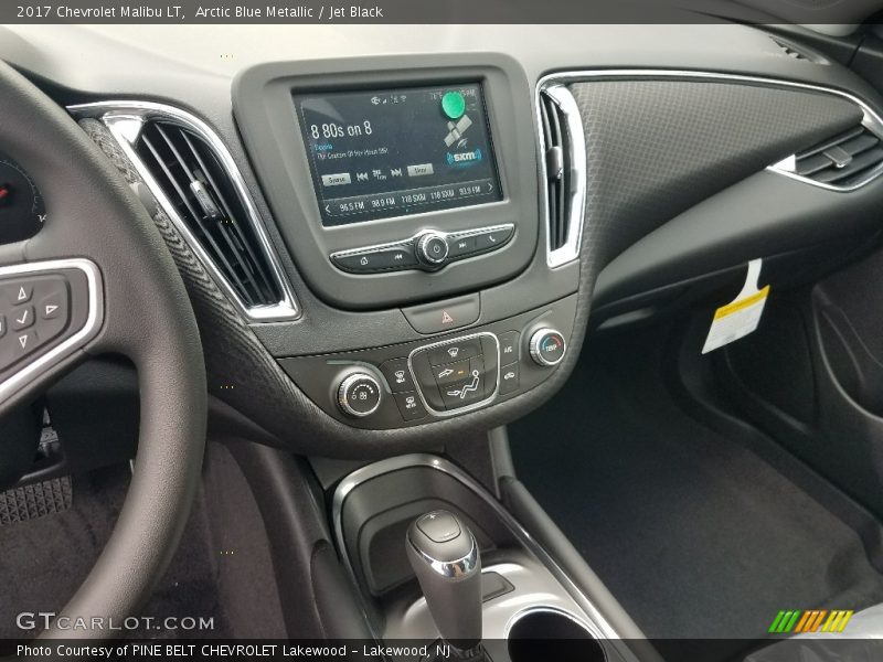 Arctic Blue Metallic / Jet Black 2017 Chevrolet Malibu LT