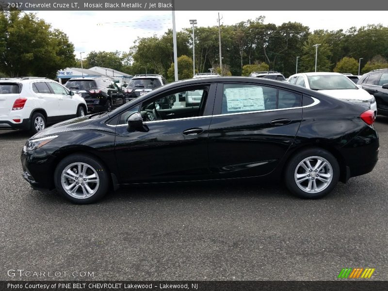 Mosaic Black Metallic / Jet Black 2017 Chevrolet Cruze LT