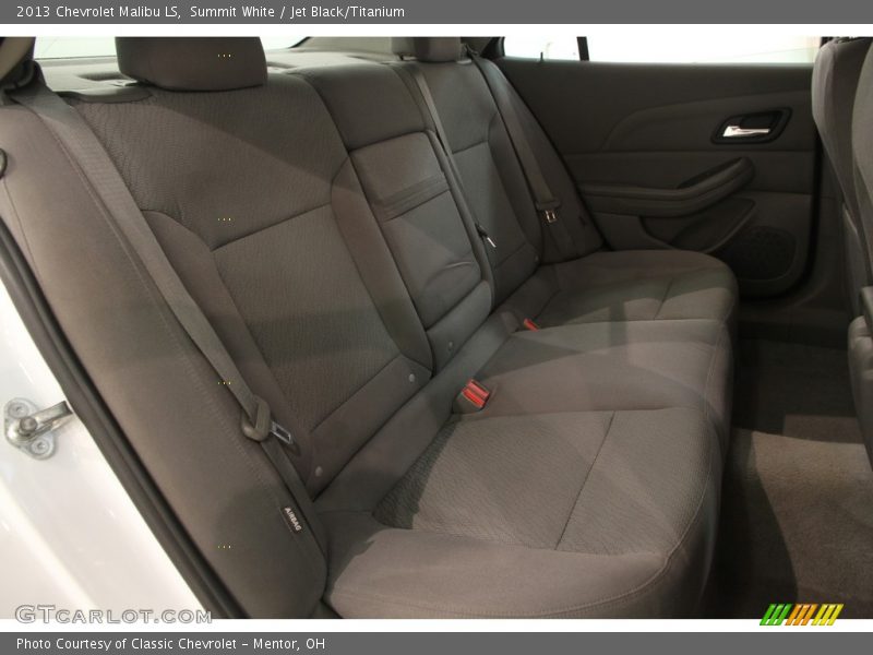 Summit White / Jet Black/Titanium 2013 Chevrolet Malibu LS