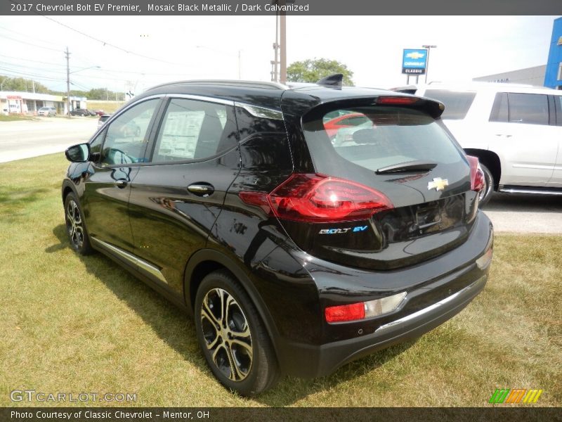 Mosaic Black Metallic / Dark Galvanized 2017 Chevrolet Bolt EV Premier