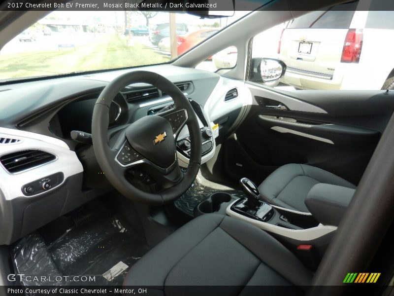  2017 Bolt EV Premier Dark Galvanized Interior