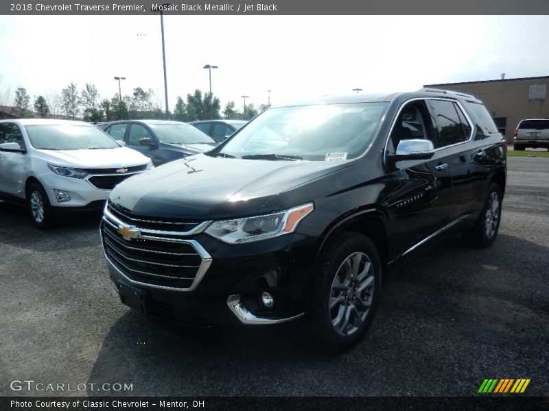 Mosaic Black Metallic / Jet Black 2018 Chevrolet Traverse Premier