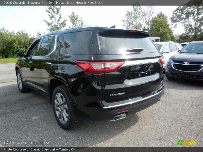 Mosaic Black Metallic / Jet Black 2018 Chevrolet Traverse Premier