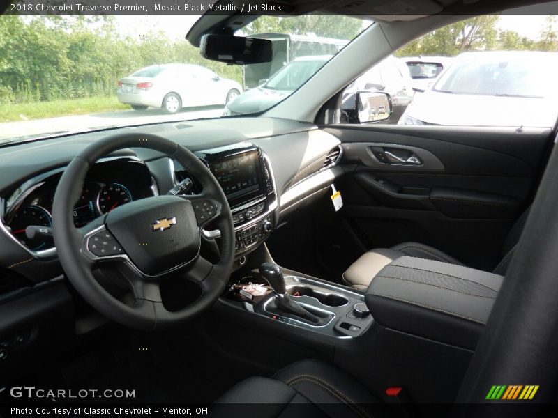 Mosaic Black Metallic / Jet Black 2018 Chevrolet Traverse Premier