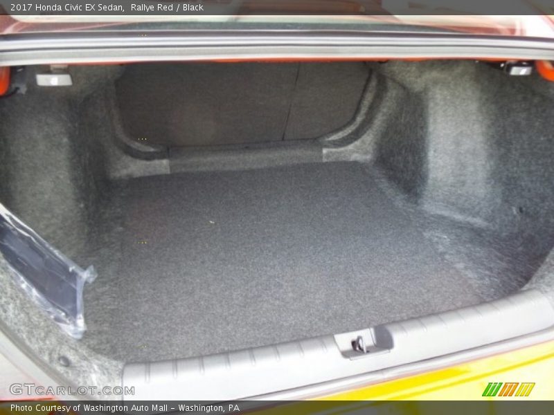 Rallye Red / Black 2017 Honda Civic EX Sedan