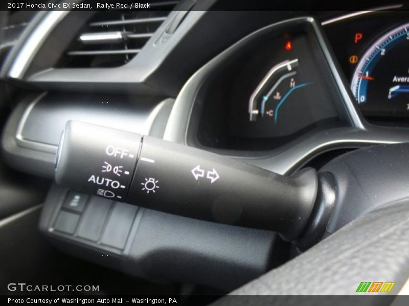 Rallye Red / Black 2017 Honda Civic EX Sedan