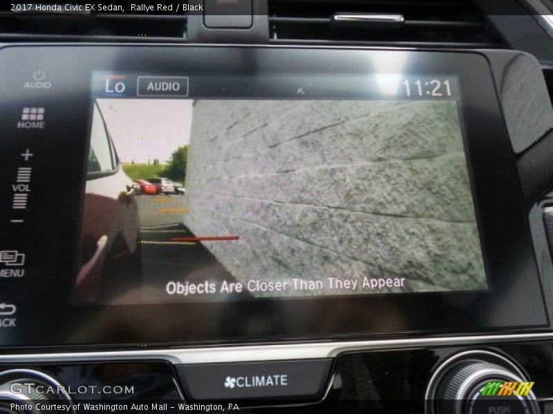 Rallye Red / Black 2017 Honda Civic EX Sedan