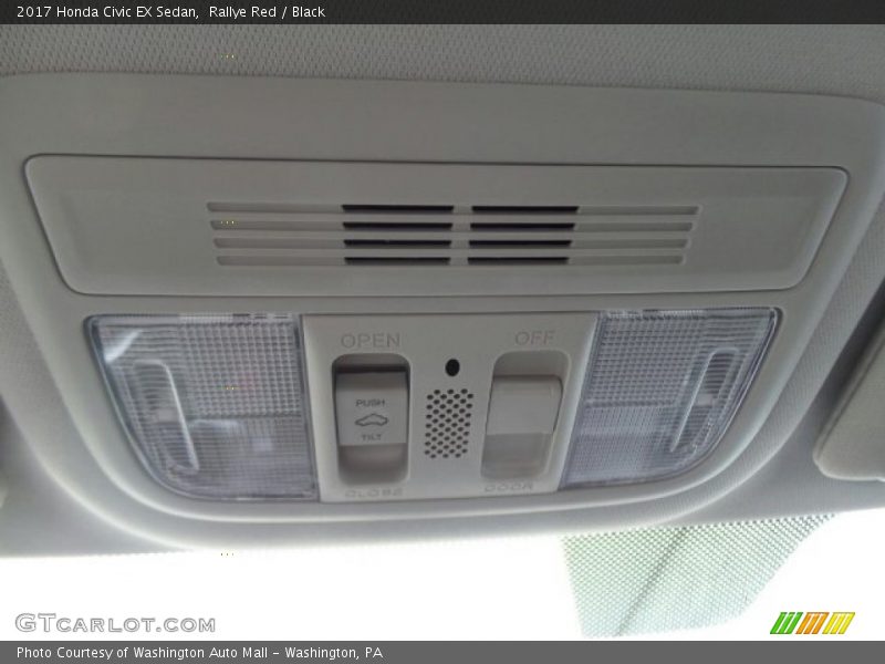 Rallye Red / Black 2017 Honda Civic EX Sedan