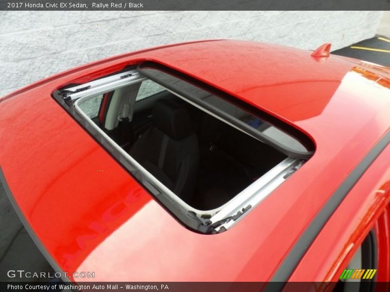 Rallye Red / Black 2017 Honda Civic EX Sedan