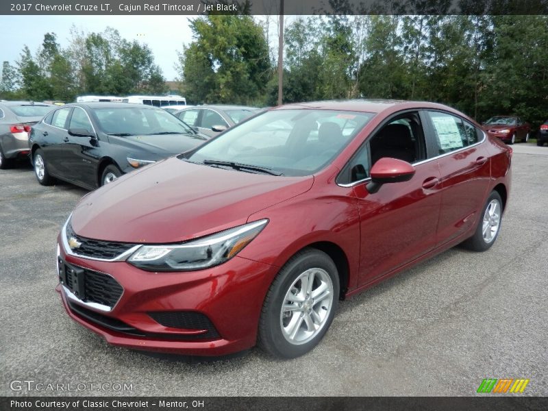 Cajun Red Tintcoat / Jet Black 2017 Chevrolet Cruze LT