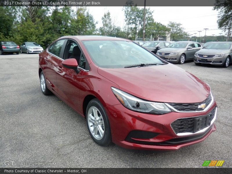 Cajun Red Tintcoat / Jet Black 2017 Chevrolet Cruze LT