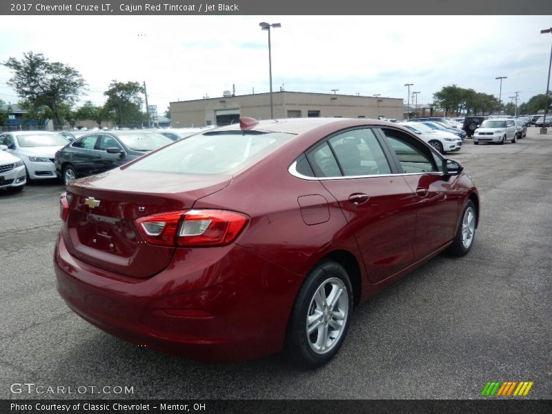 Cajun Red Tintcoat / Jet Black 2017 Chevrolet Cruze LT