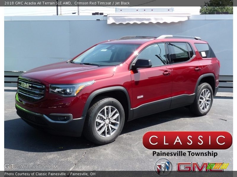 Crimson Red Tintcoat / Jet Black 2018 GMC Acadia All Terrain SLE AWD