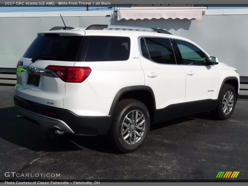 White Frost Tricoat / Jet Black 2017 GMC Acadia SLE AWD
