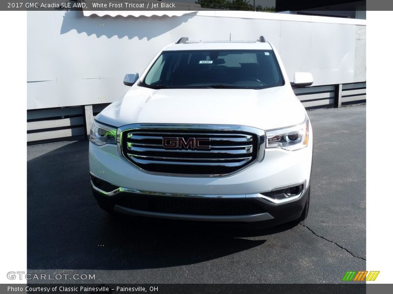 White Frost Tricoat / Jet Black 2017 GMC Acadia SLE AWD