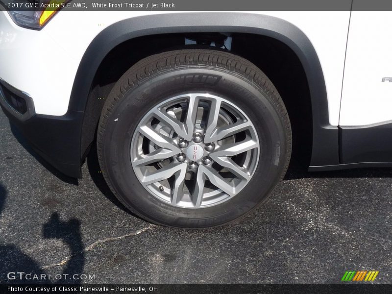 White Frost Tricoat / Jet Black 2017 GMC Acadia SLE AWD