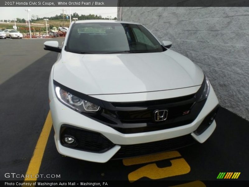 White Orchid Pearl / Black 2017 Honda Civic Si Coupe