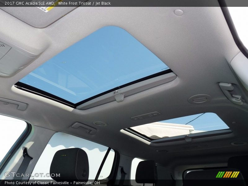 White Frost Tricoat / Jet Black 2017 GMC Acadia SLE AWD