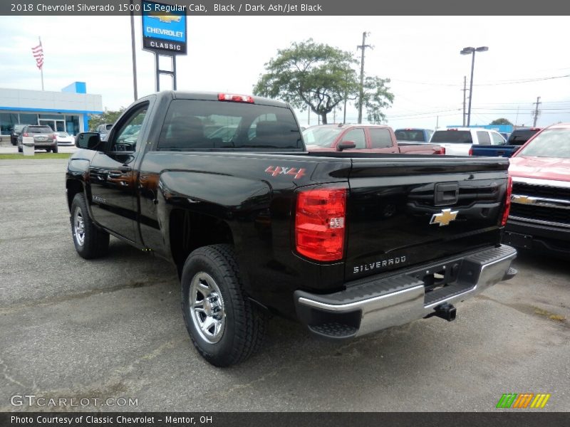Black / Dark Ash/Jet Black 2018 Chevrolet Silverado 1500 LS Regular Cab