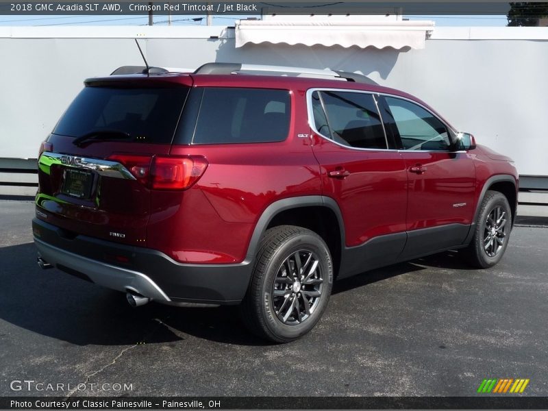Crimson Red Tintcoat / Jet Black 2018 GMC Acadia SLT AWD