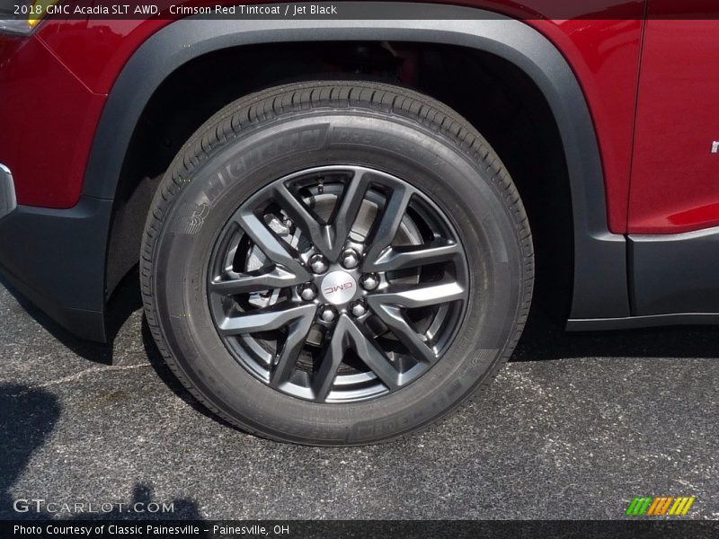 Crimson Red Tintcoat / Jet Black 2018 GMC Acadia SLT AWD