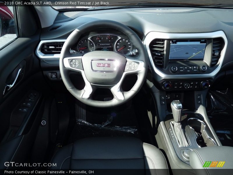 Crimson Red Tintcoat / Jet Black 2018 GMC Acadia SLT AWD