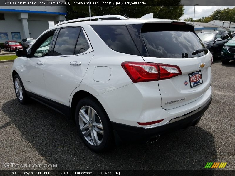 Iridescent Pearl Tricoat / Jet Black/­Brandy 2018 Chevrolet Equinox Premier AWD