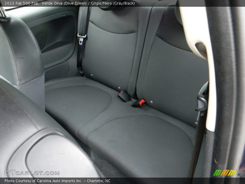 Verde Oliva (Olive Green) / Grigio/Nero (Gray/Black) 2013 Fiat 500 Pop