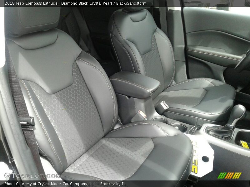 Front Seat of 2018 Compass Latitude