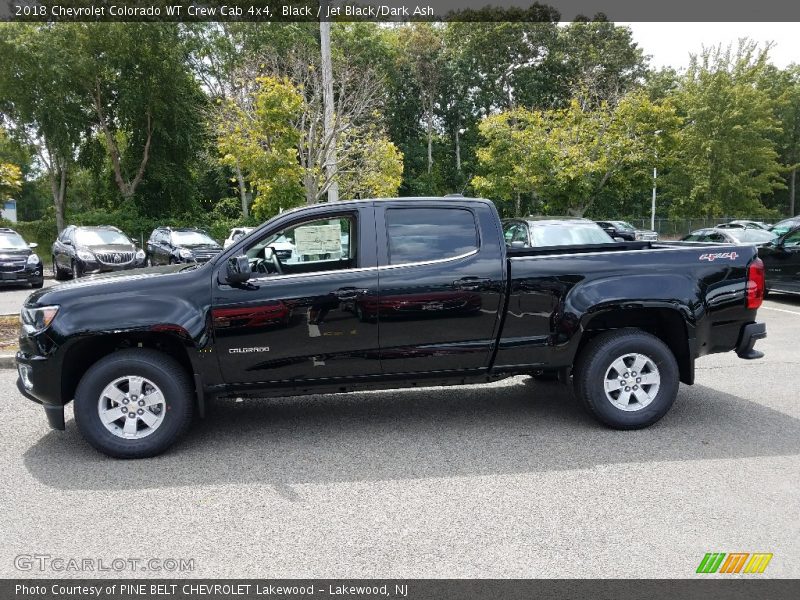 Black / Jet Black/Dark Ash 2018 Chevrolet Colorado WT Crew Cab 4x4