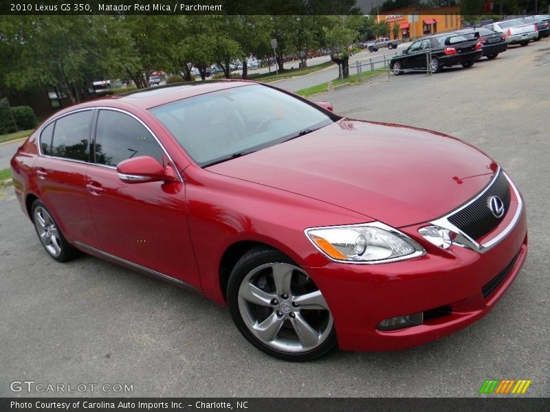 Matador Red Mica / Parchment 2010 Lexus GS 350